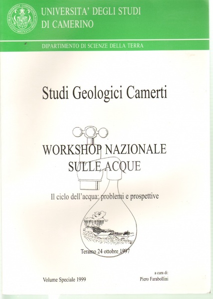 Studi Geologici Camerti Workshop Nazionale Sulle Acque Il Ciclo dell'acqua: …