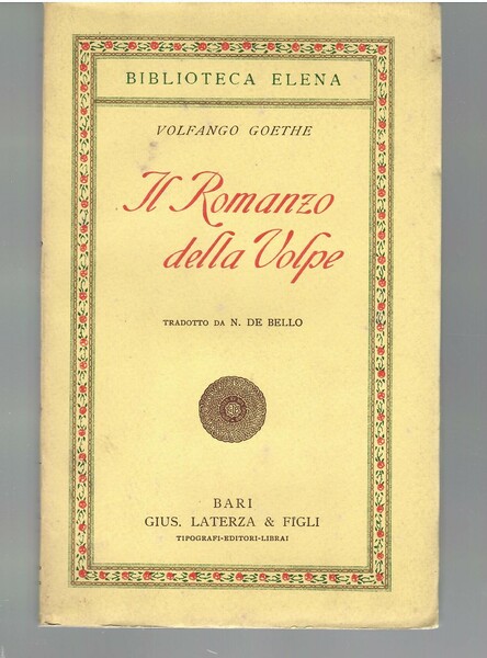 Il Romanzo Della Volpe