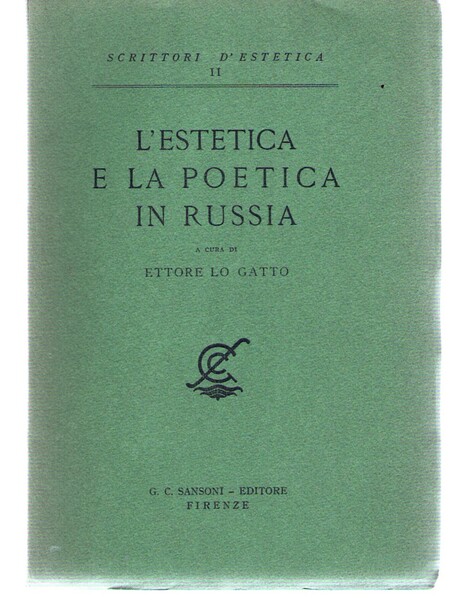 L'estetica e La Poetica in Russia