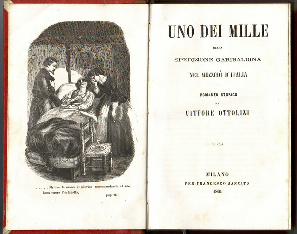 Uno dei Mille della spedizione garibaldina nel Mezzodì d'Italia