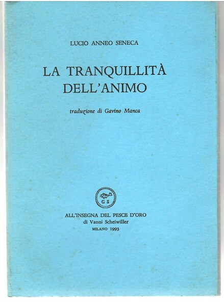 La tranquillità dell'animo