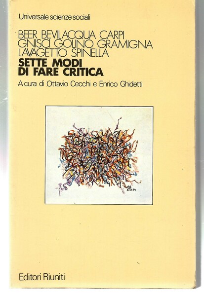 Sette Modi Di Fare Critica