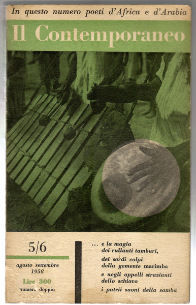 Il Contemporaneo 5/6 Agosto Settembre 1958