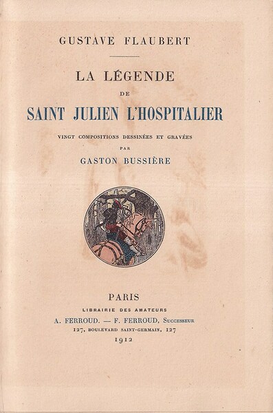 La légende de Saint Julien l'hospitalier