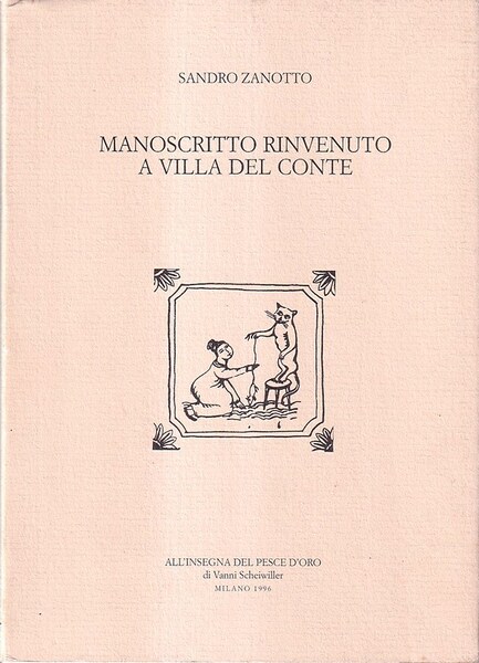 Manoscritto rinvenuto a Villa del Conte