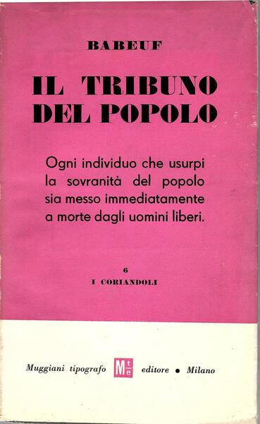 Il Tribuno Del Popolo