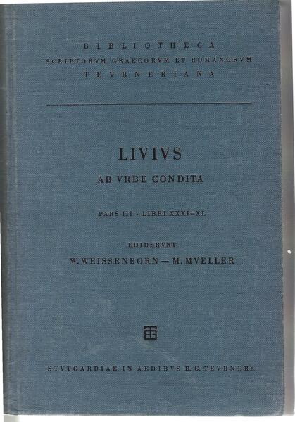 Ab Urbe Condita Pars III Libri XXXI-XL
