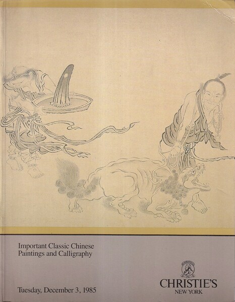 Christie's Important Classic Chinese Paintings and Calligraphy - Tuesday, December …
