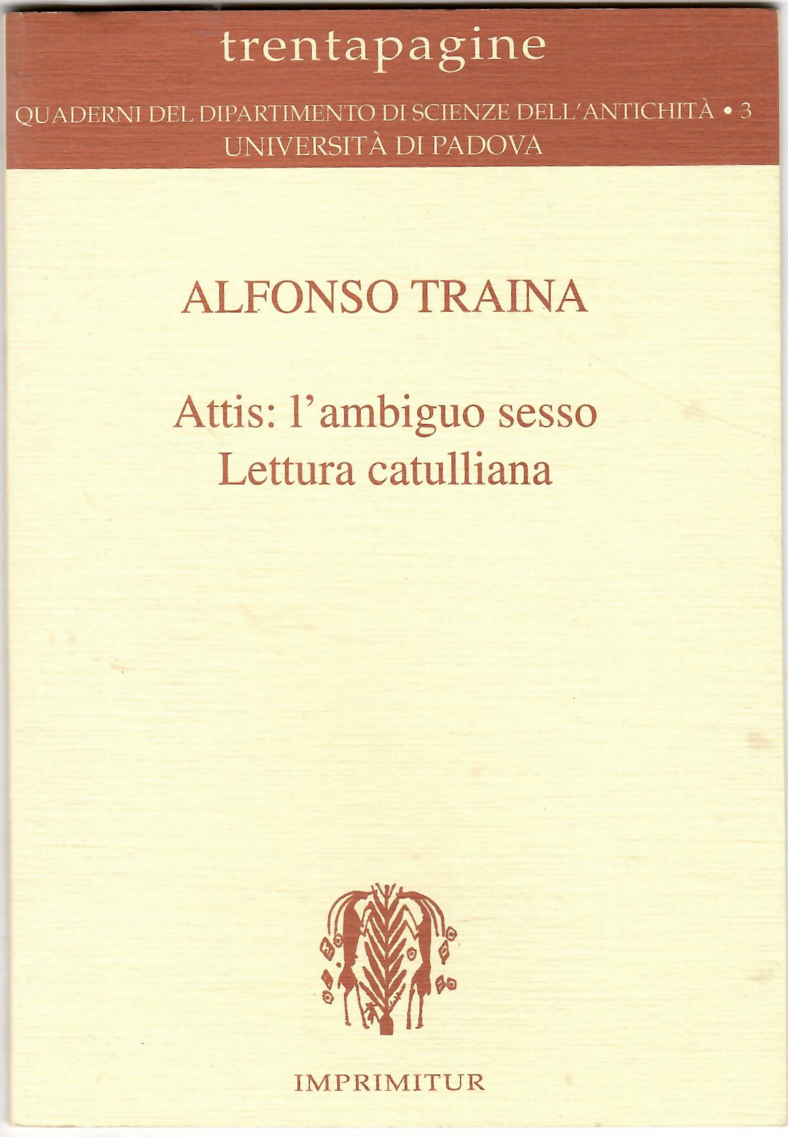 Attis: l'ambiguo sesso