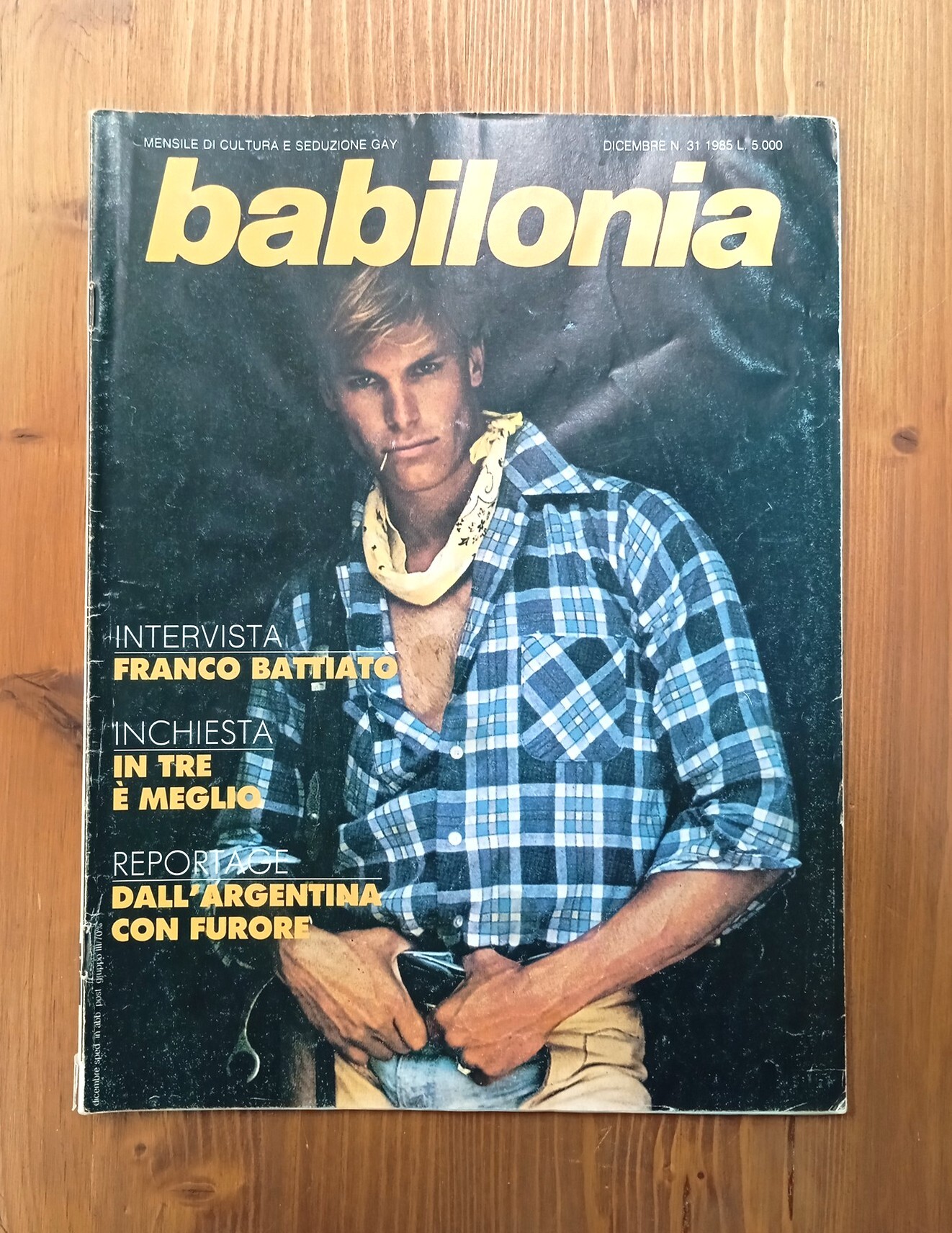 BABILONIA. Mensile di cultura e seduzione gay - n. 31, …