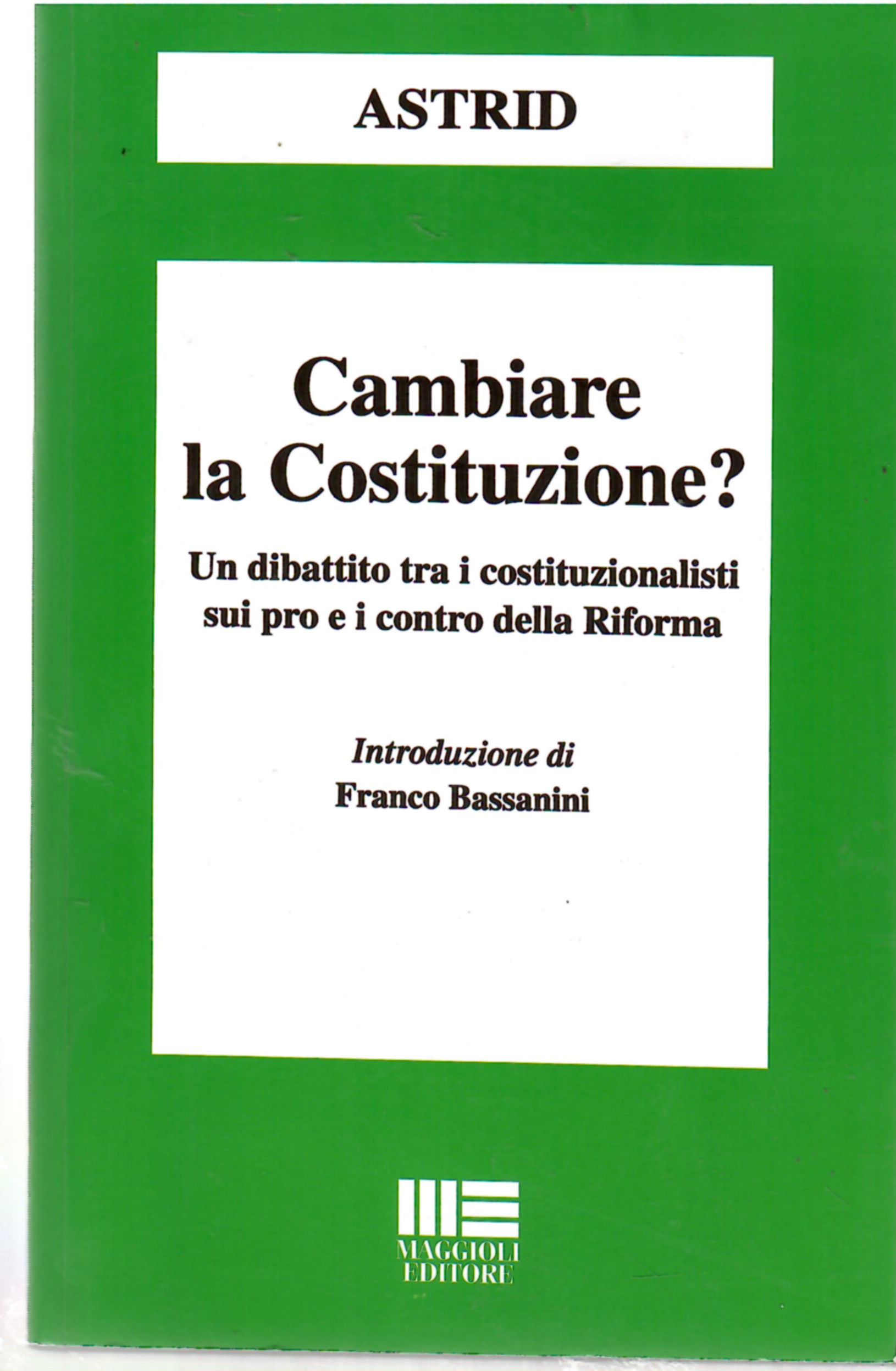 Cambiare La costituzione? un dibattito Tra I Costituzionalisti Sui Pro …
