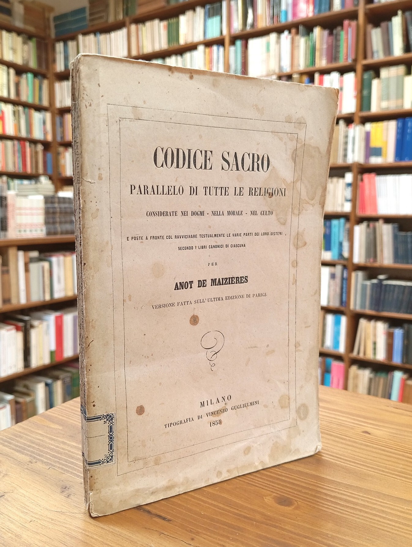 Codice sacro, o Parallelo di tutte le religioni considerate nei …