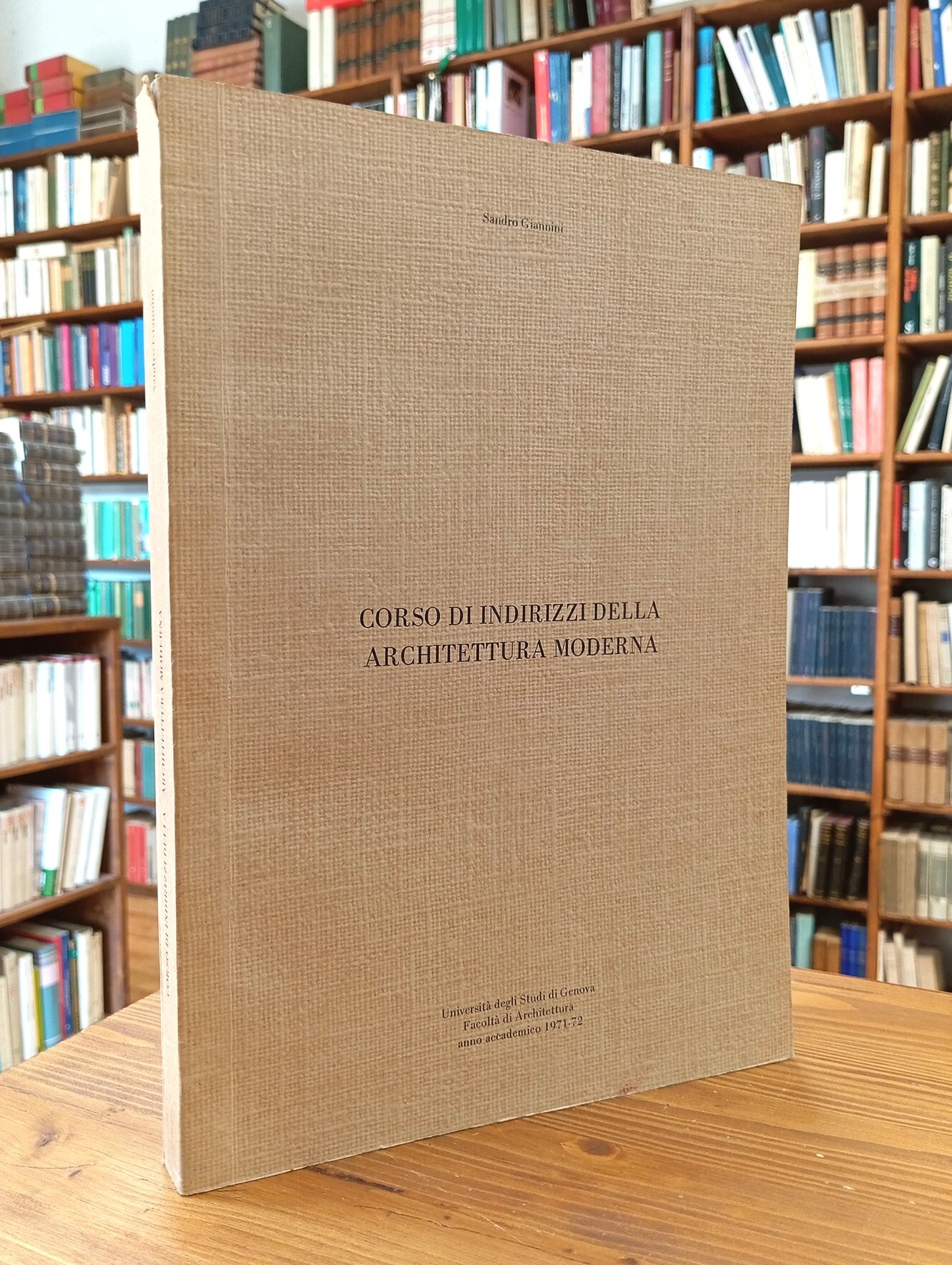 Corso di indirizzi della architettura moderna