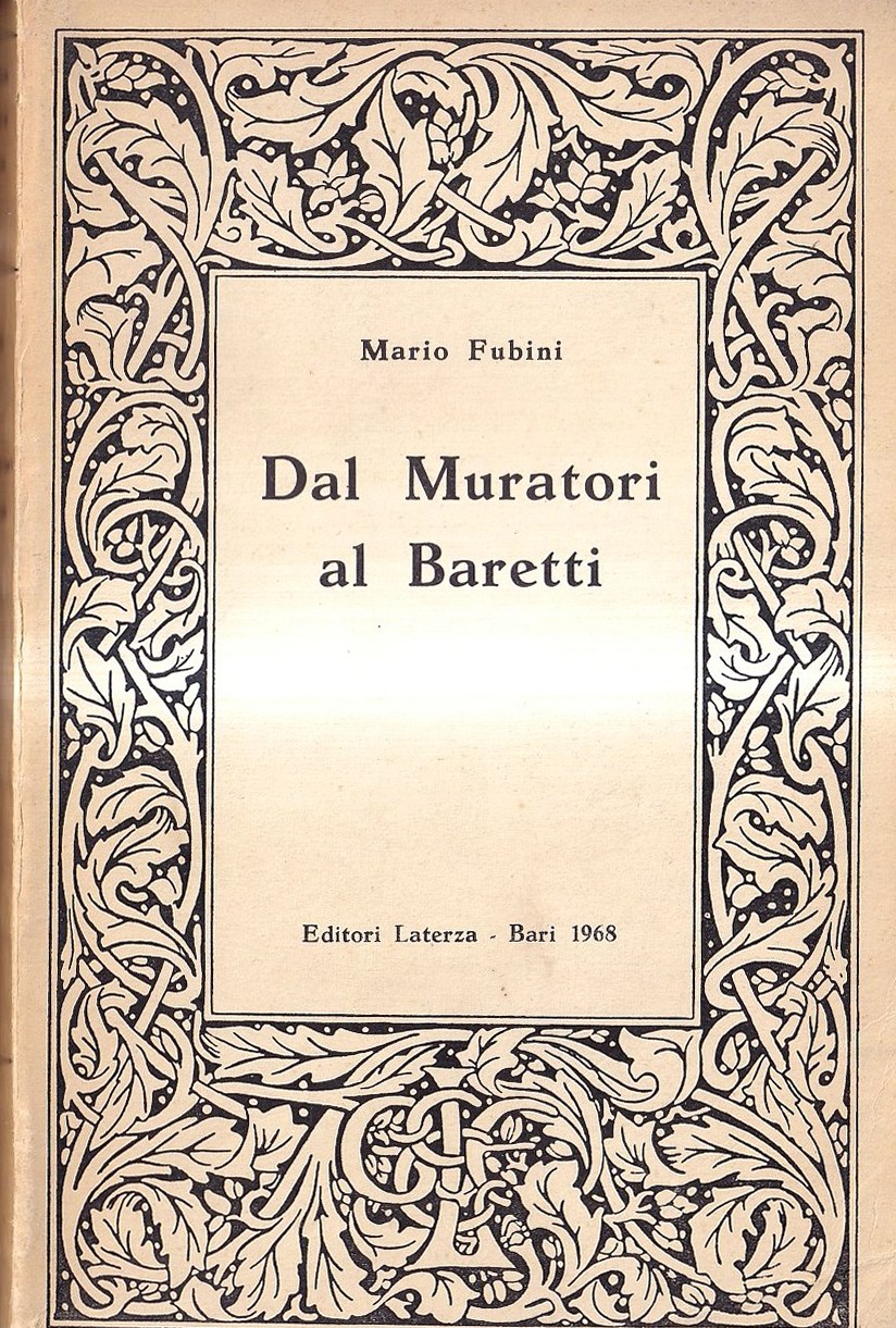 Dal Muratori al Baretti. Studi sulla critica e sulla cultura …