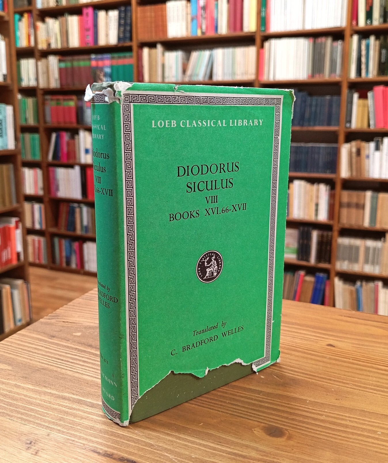 Diodorus of Sicily in twelve volumes. Vol. VIII, books XVI.66-95 …
