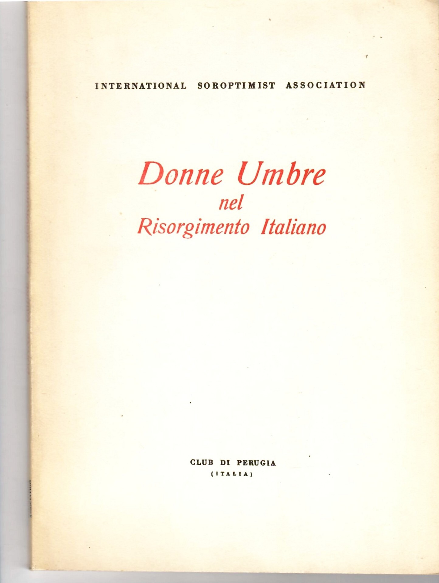 Donne Umbre Nel Risorgimento Italiano