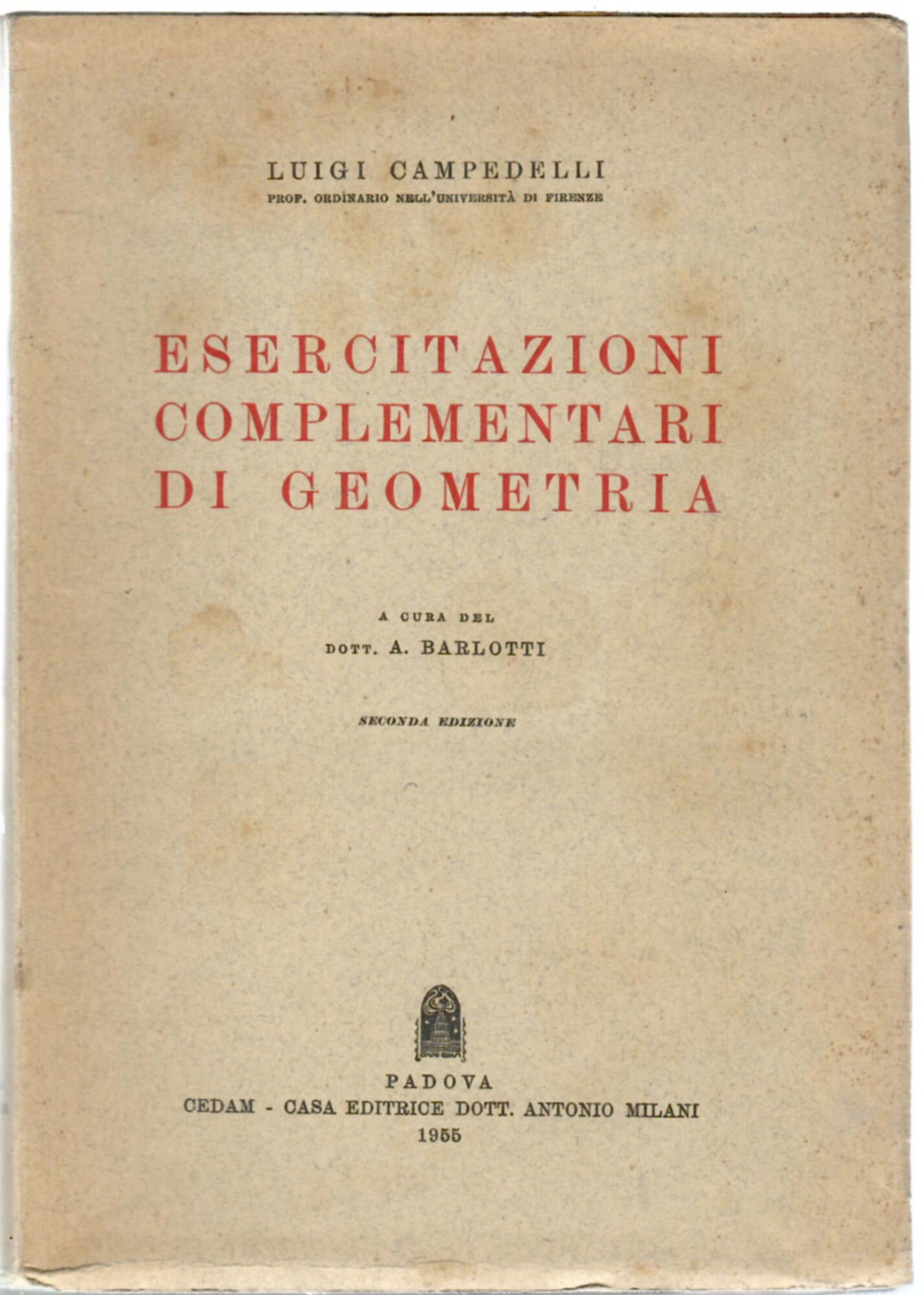 Esercitazioni complementari di geometria