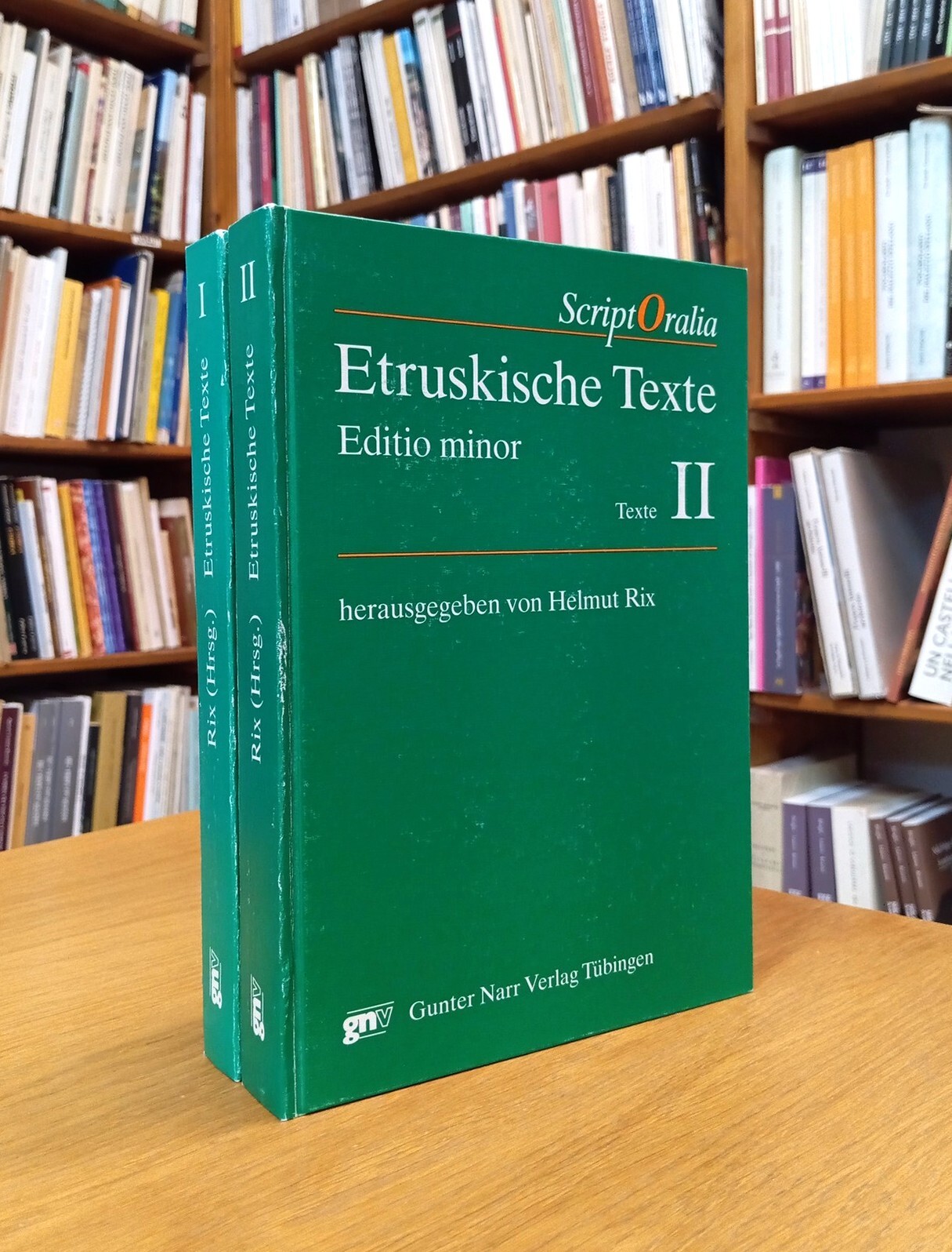 Etruskische Texte (Editio minor). Bände I &amp; II