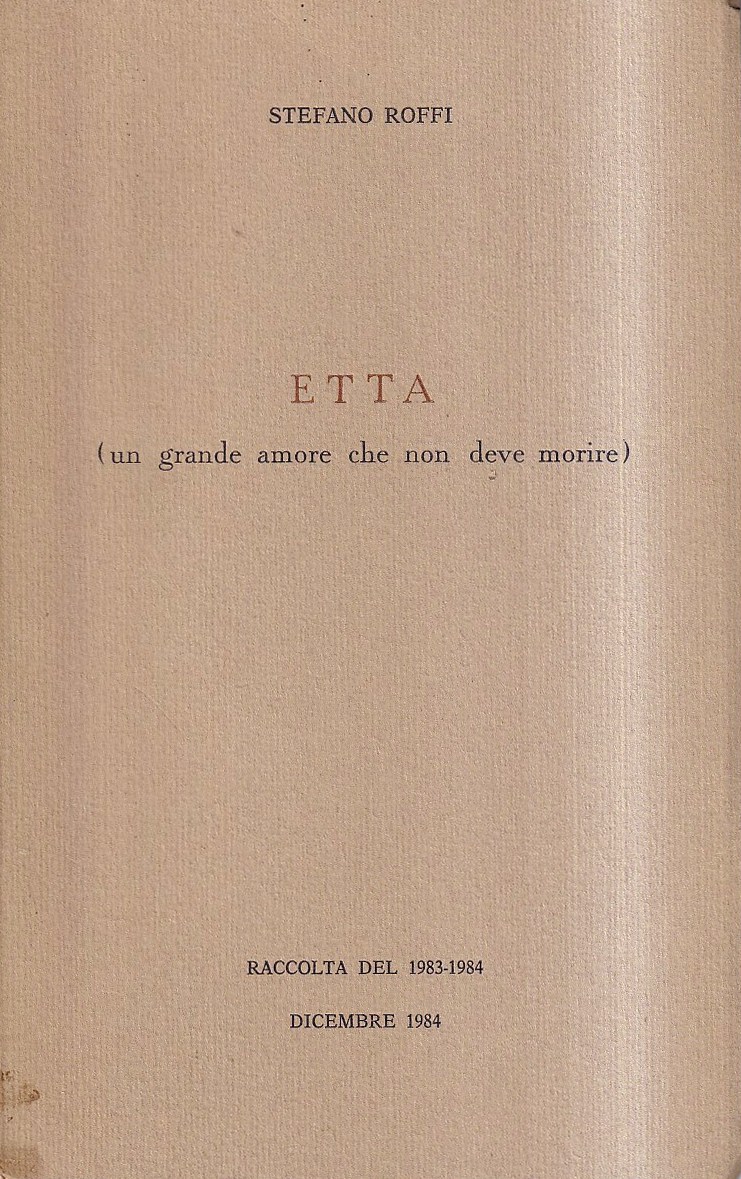 Etta (un grande amore che non deve morire)
