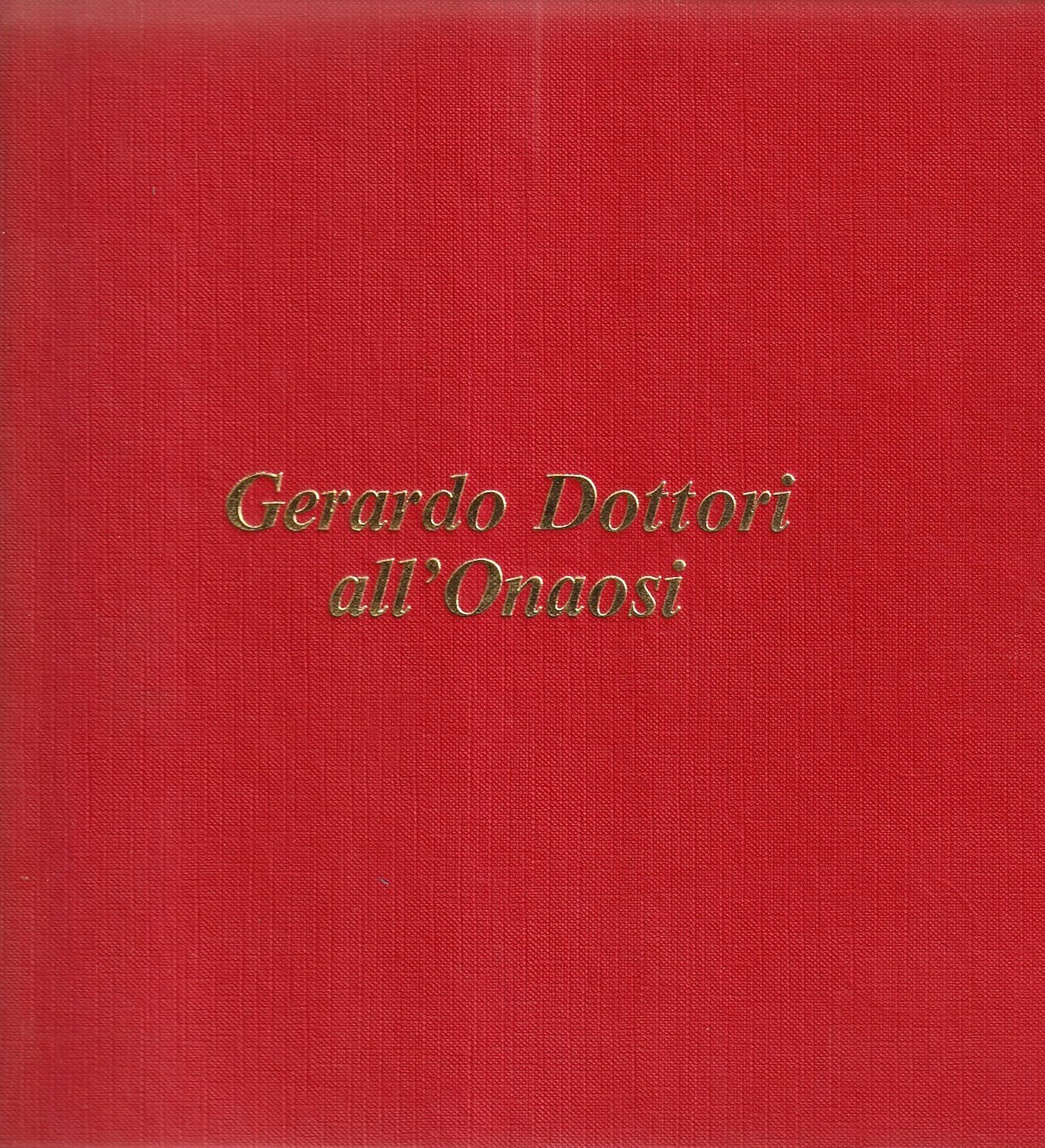 Gerardo Dottori all'Onaosi