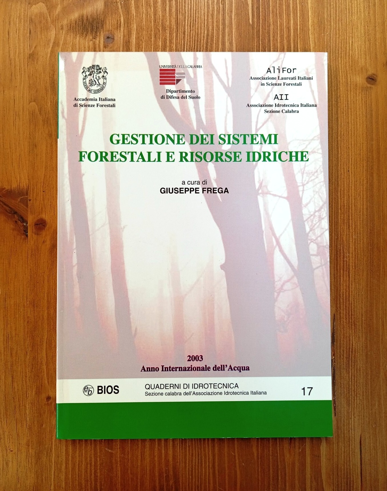 Gestione dei sistemi forestali e risorse idriche. Atti del seminario …