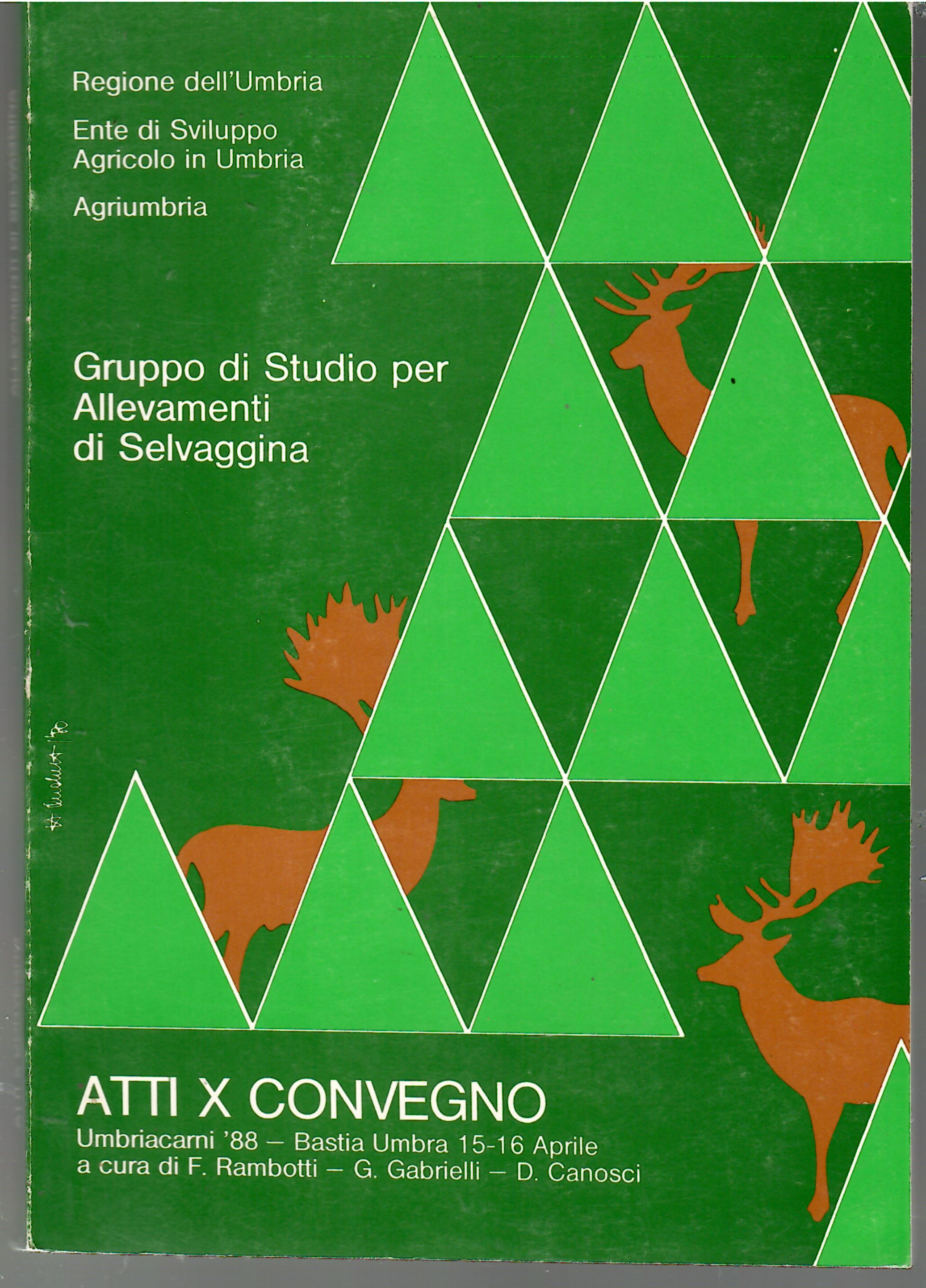 Gruppo di Studio per gli Allevamenti di Selvaggina. Atti X …