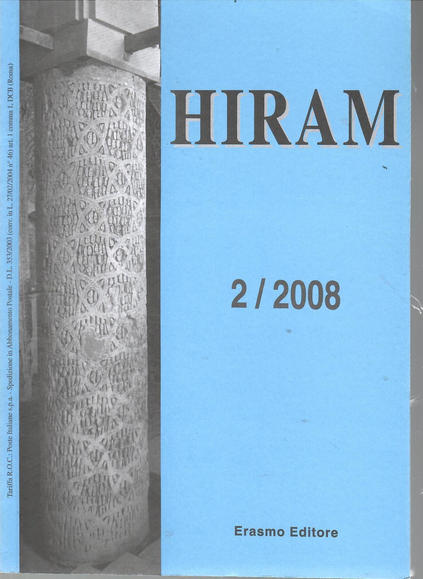Hiram Rivista del Grande Oriente d'Italia 2/2008
