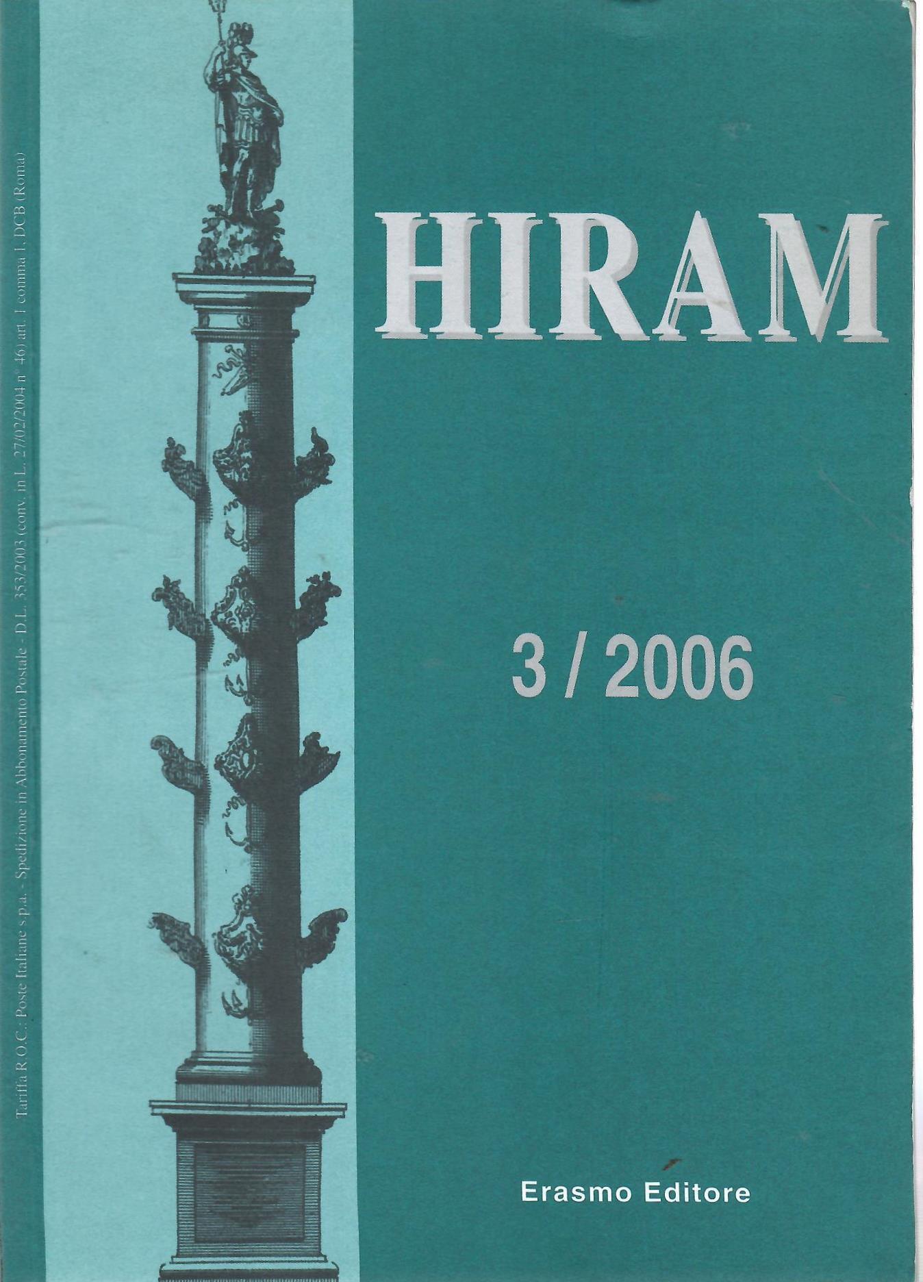 Hiram Rivista del Grande Oriente d'Italia 3/2006