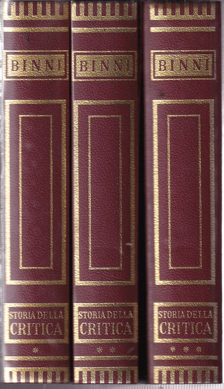 I Classici Italiani nella Storia della Critica. Vol. I, II …