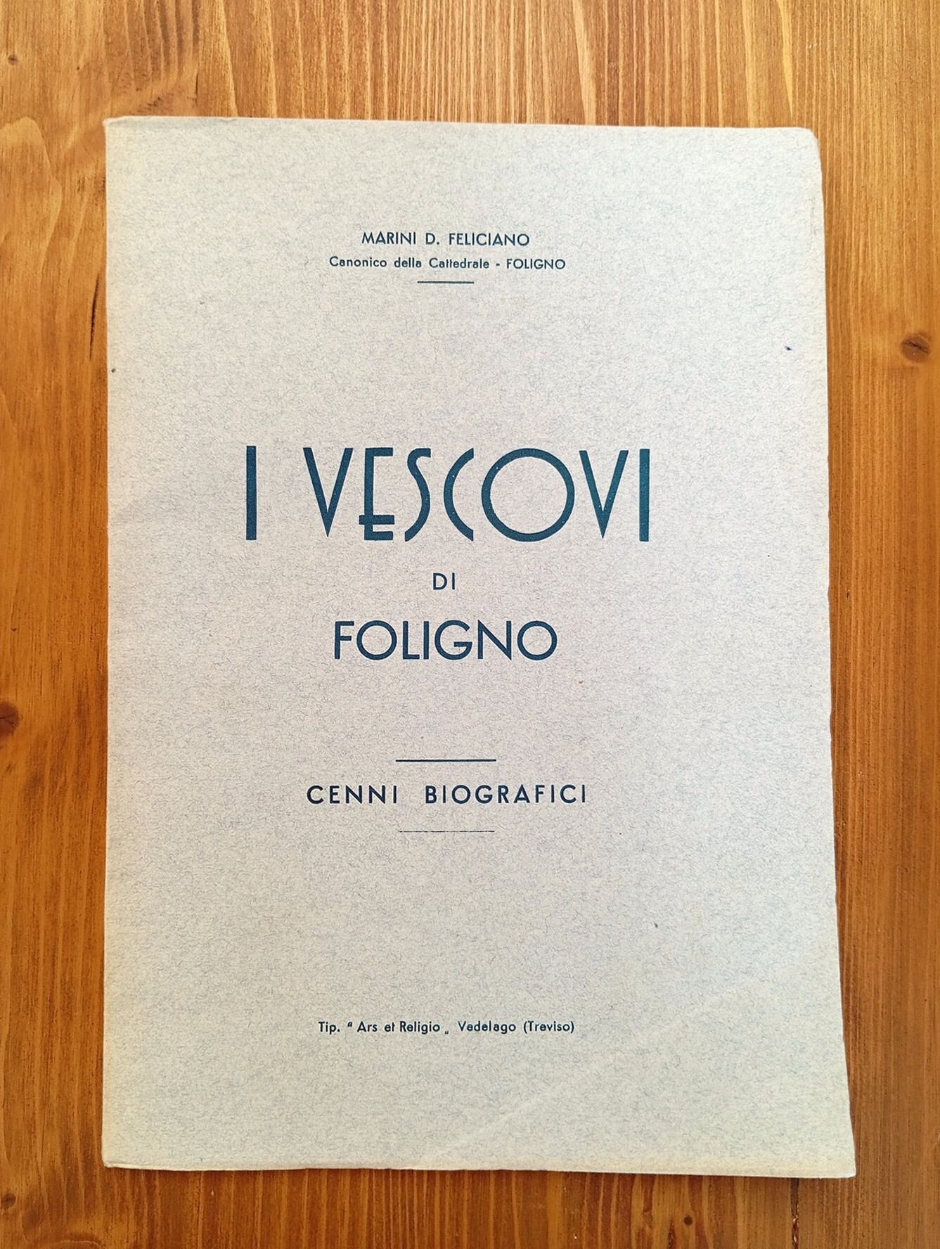 I Vescovi di Foligno. Cenni biografici