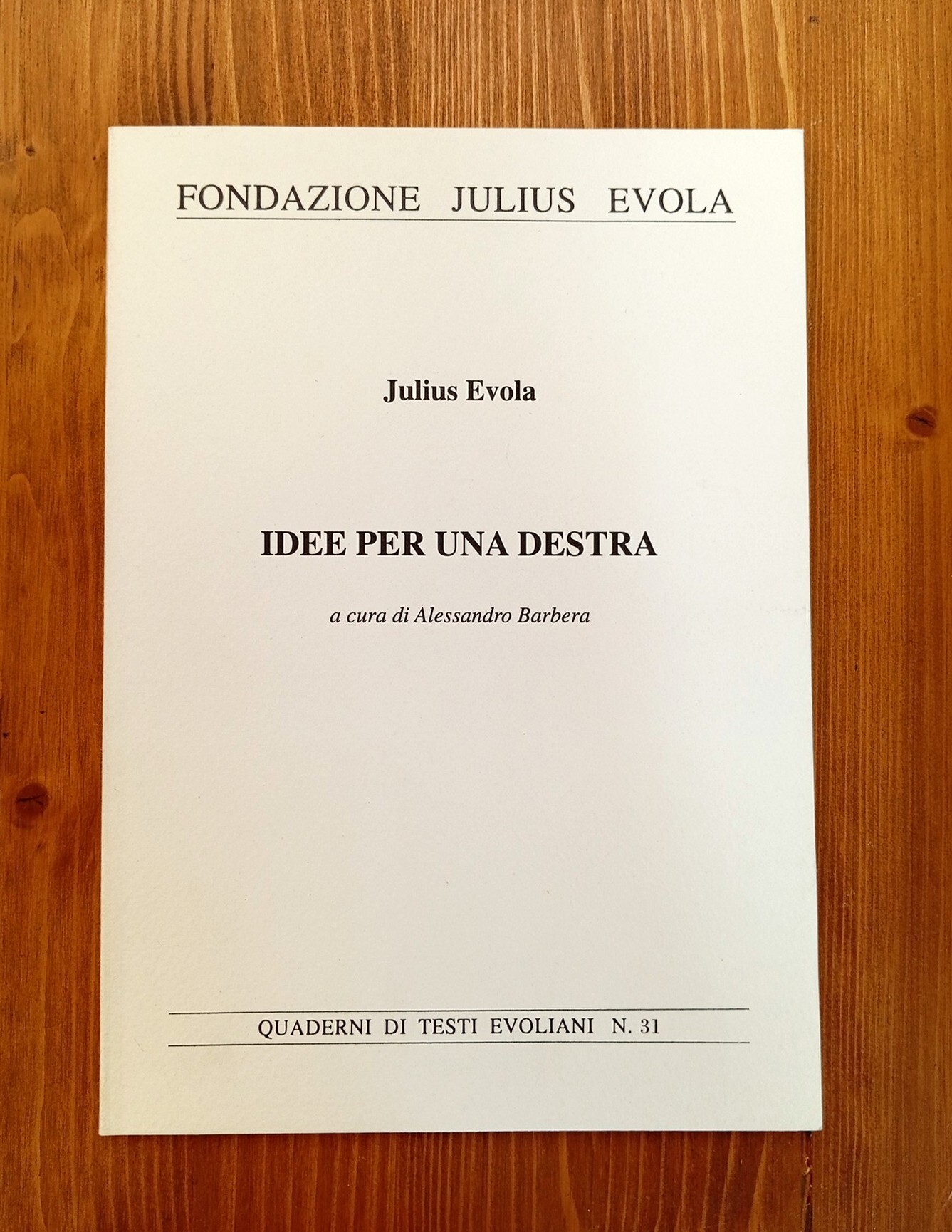 Idee per una Destra