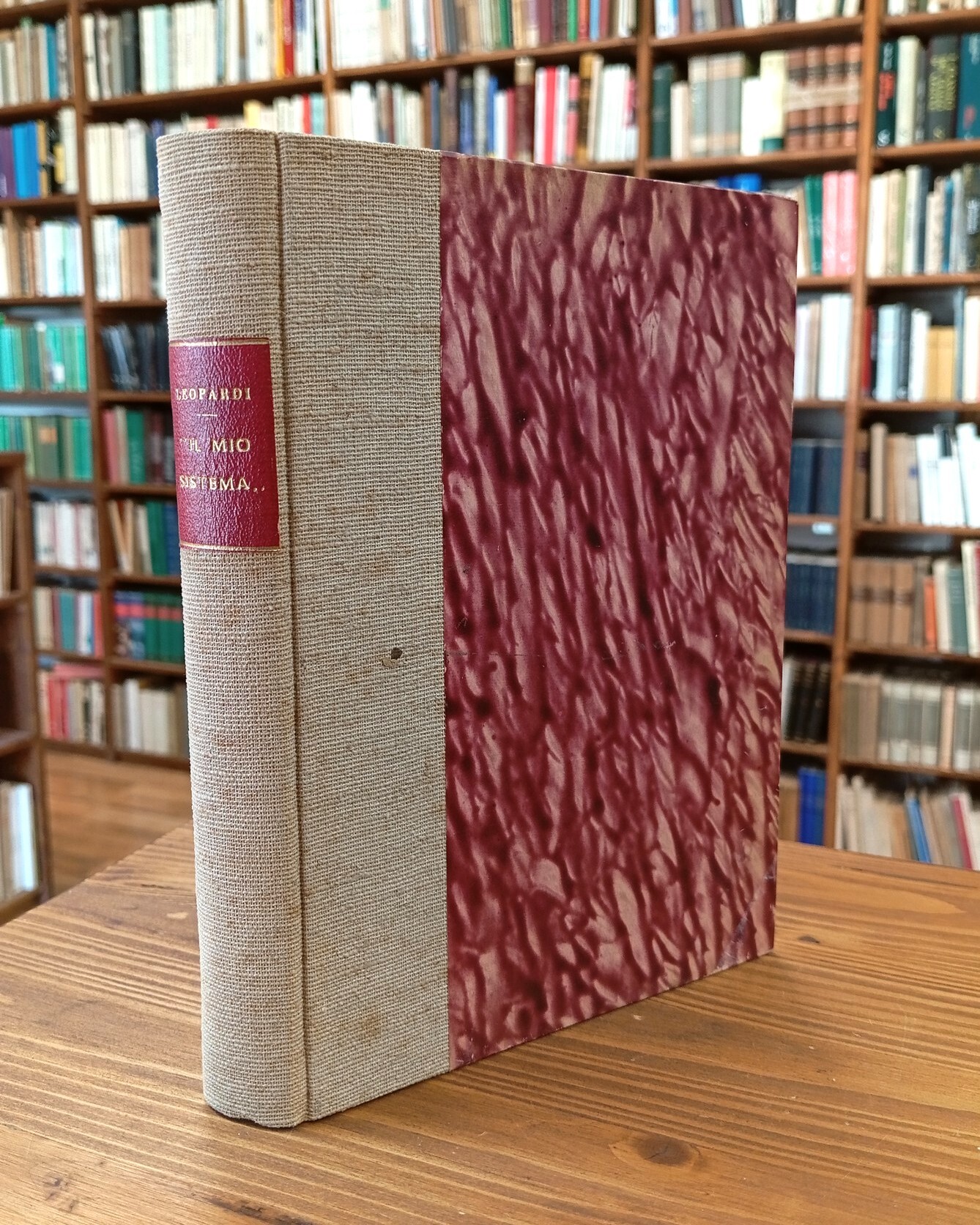 "Il mio sistema". Pensieri filosofici raccolti e ordinati da Etrusco …