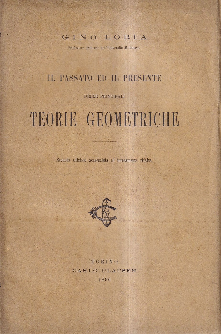 Il passato ed il presente delle principali teorie geometriche