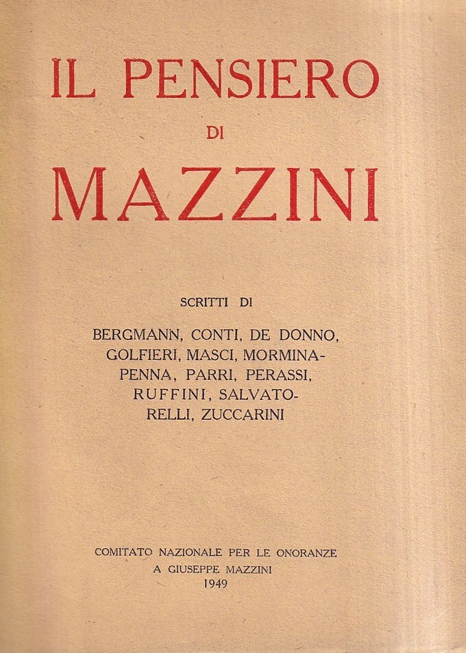Il pensiero di Mazzini