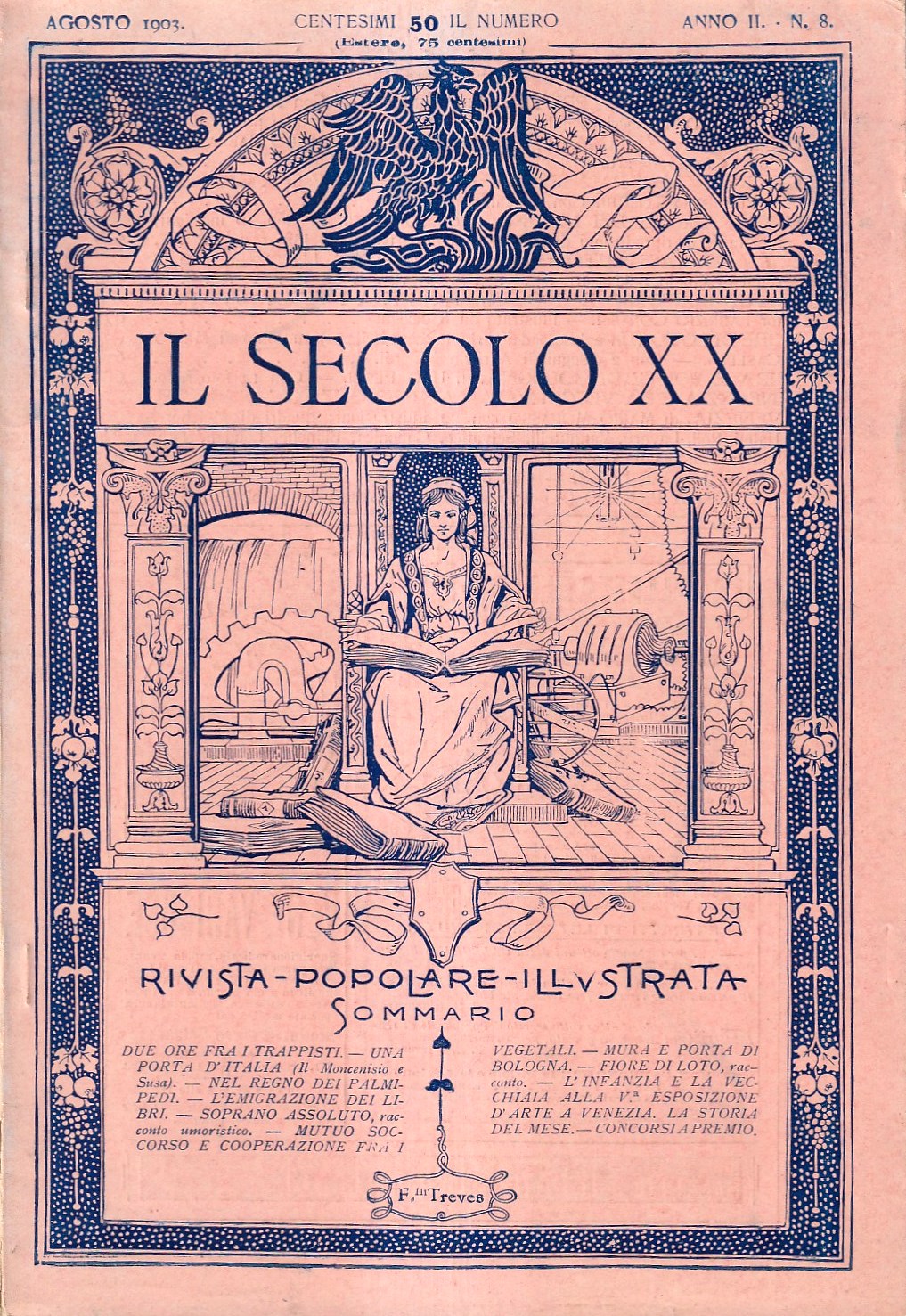 Il Secolo XX. Rivista Popolare Illustrata - Agosto 1903, Anno …