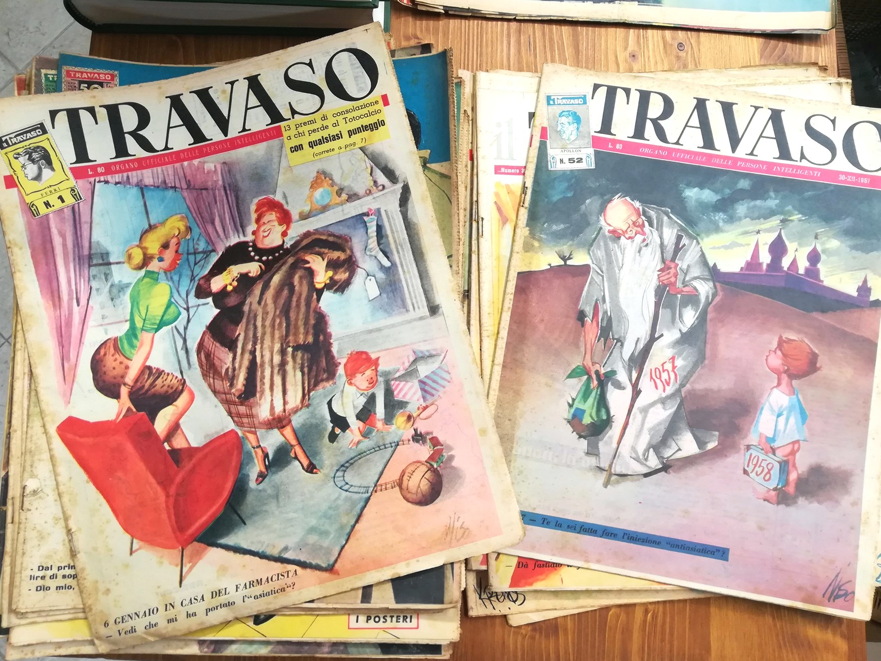 Il Travaso [numeri vari dal 1957 al 1959] prezzo cadauno