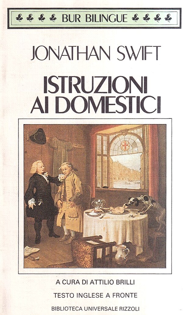 Istruzioni ai domestici / Directions to Servants