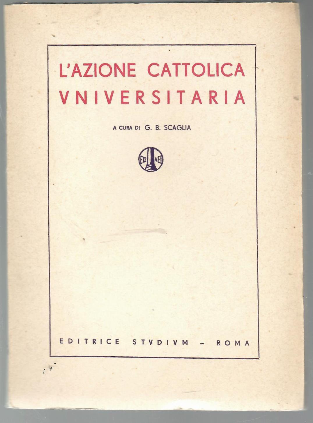 L'azione Cattolica Universitaria