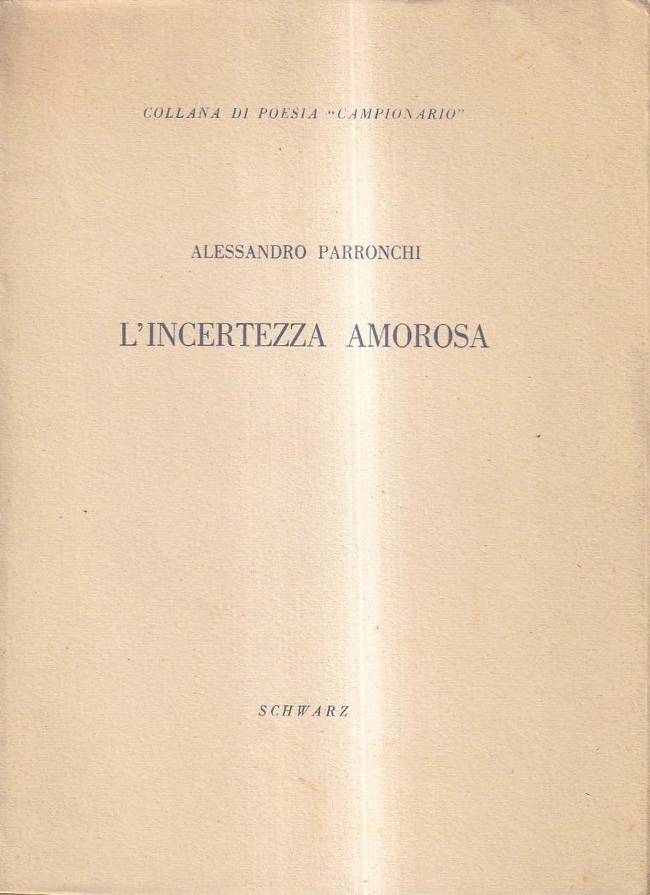 L'incertezza amorosa