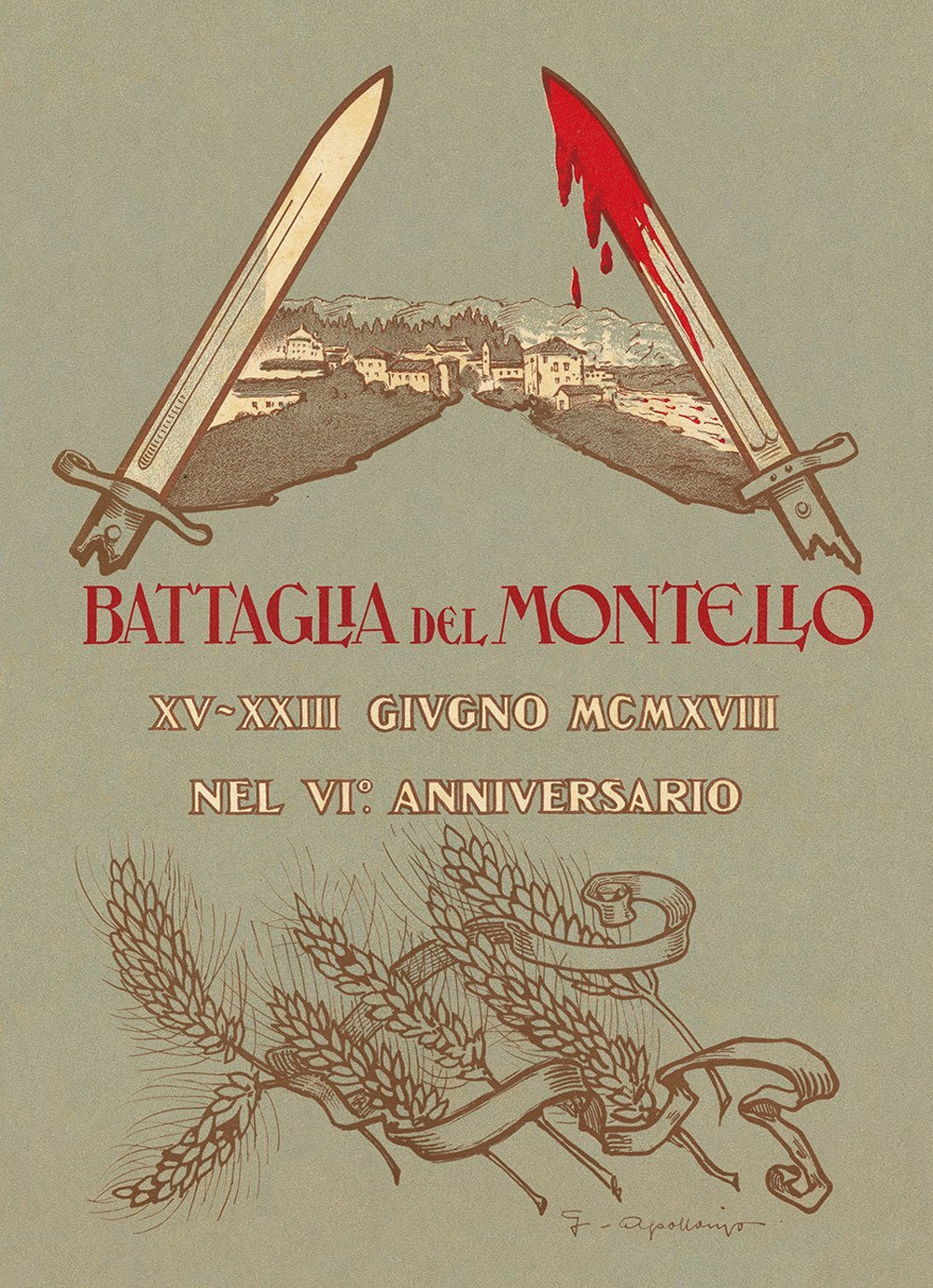 La battaglia del Montello: l'azione decisiva della guerra mondiale (Riproduzione …