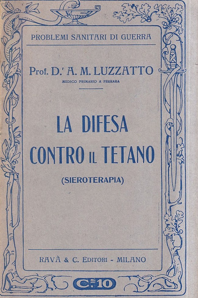La difesa contro il tetano (Sieroterapia)
