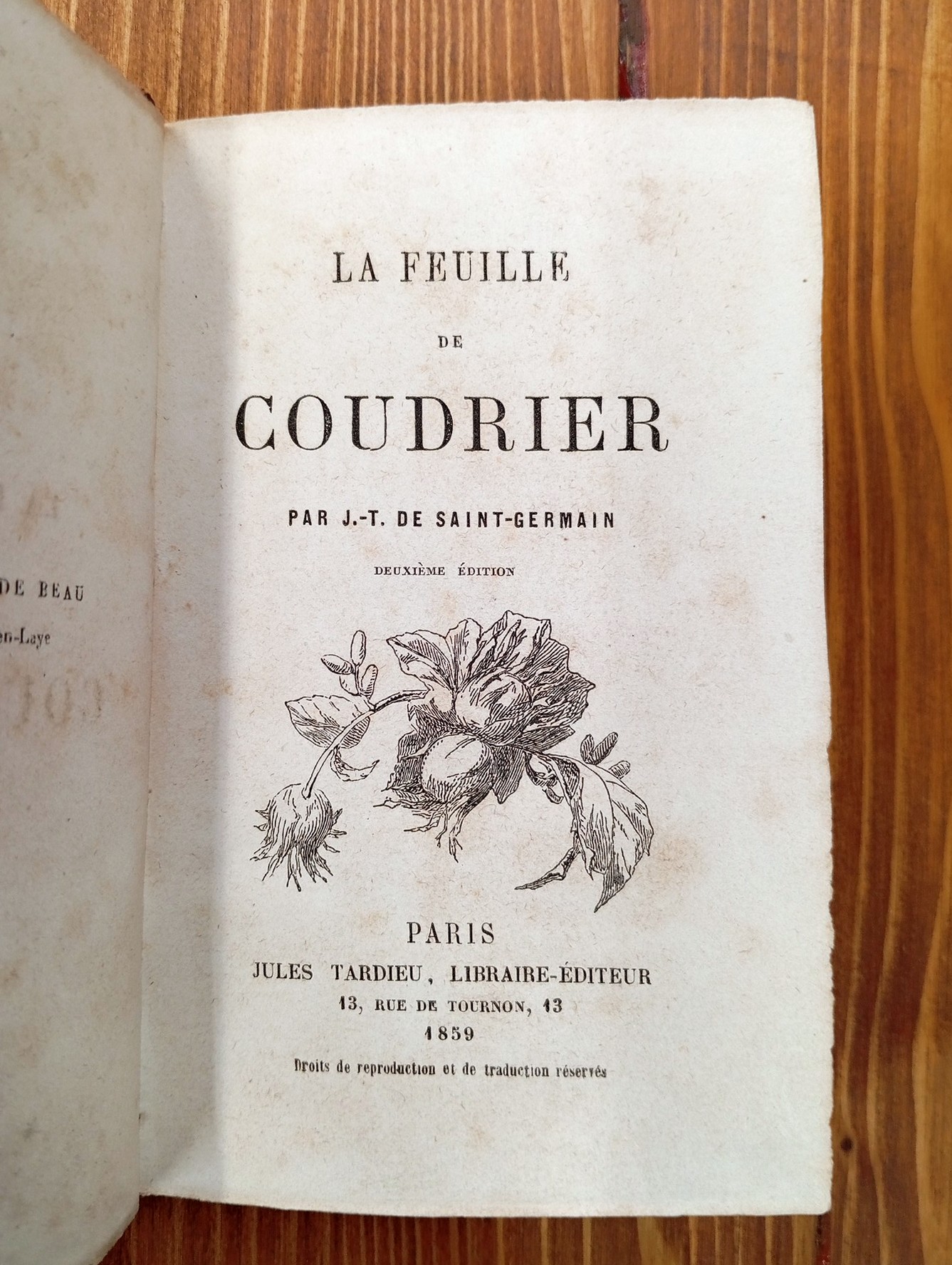 La feuille de coudrier