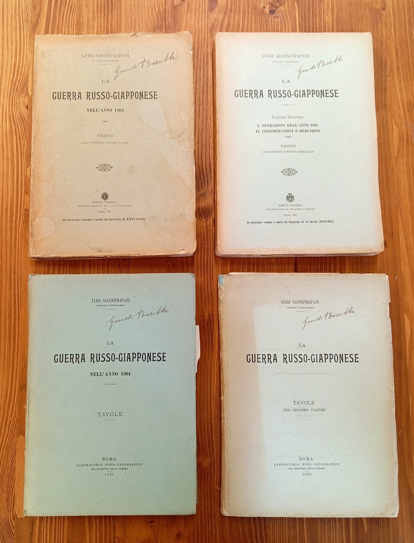 La guerra russo-giapponese. Vol. I e II + tavole (opera …