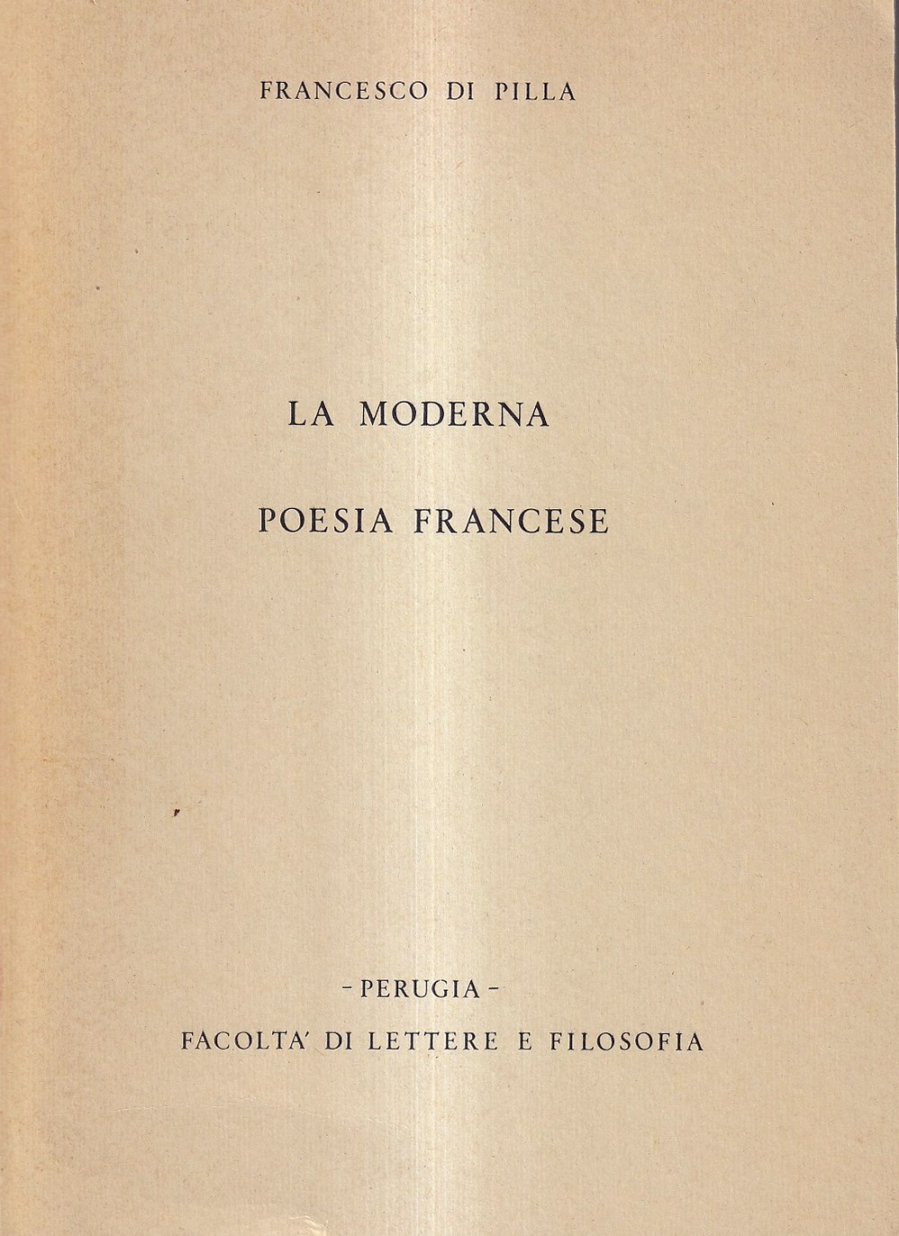 La Moderna Poesia Francese