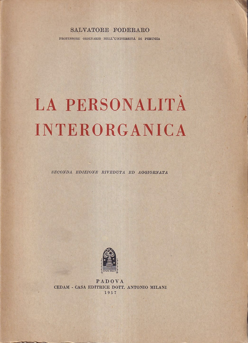 La personalità interorganica