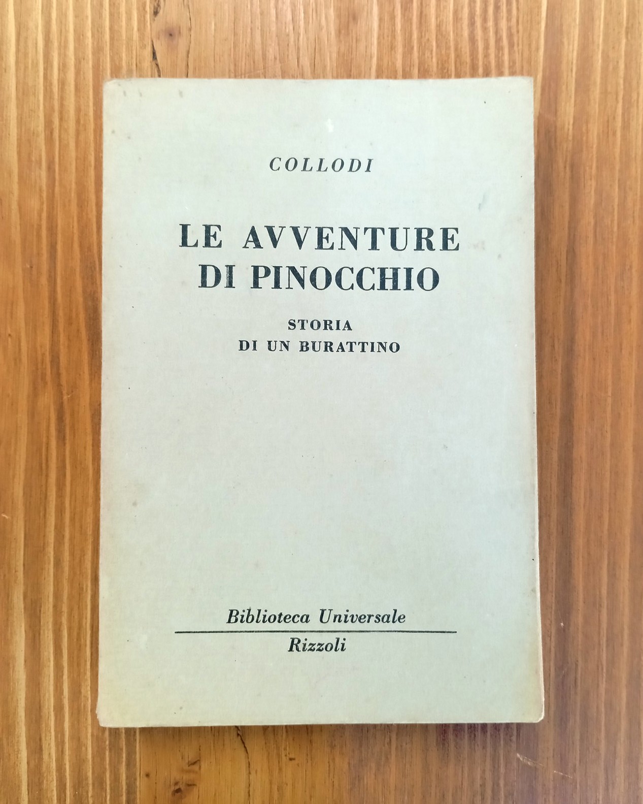 Le avventure di Pinocchio. Storia di un burattino