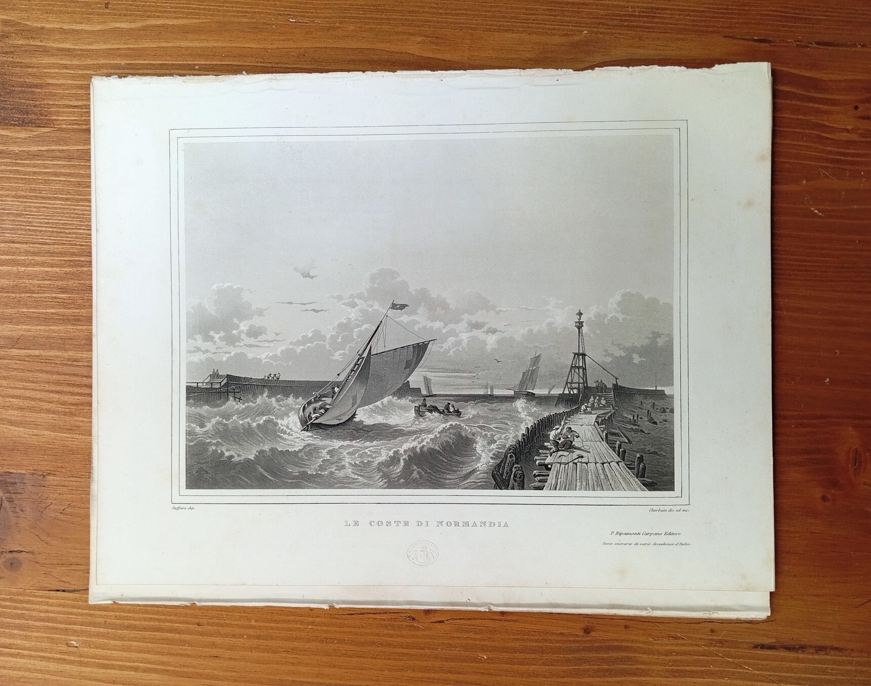 Le coste di Normandia [incisione]