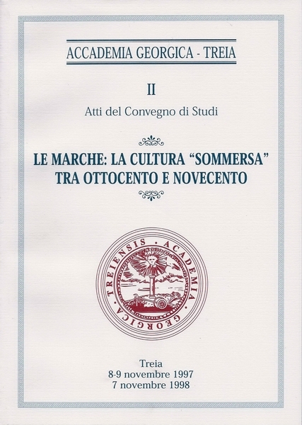 Le Marche: la cultura "sommersa" tra Ottocento e Novecento - …