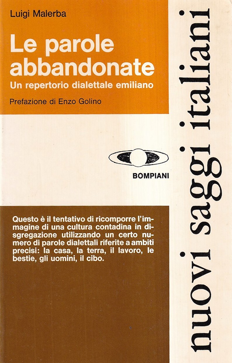 Le parole abbandonate. Un repertorio dialettale emiliano