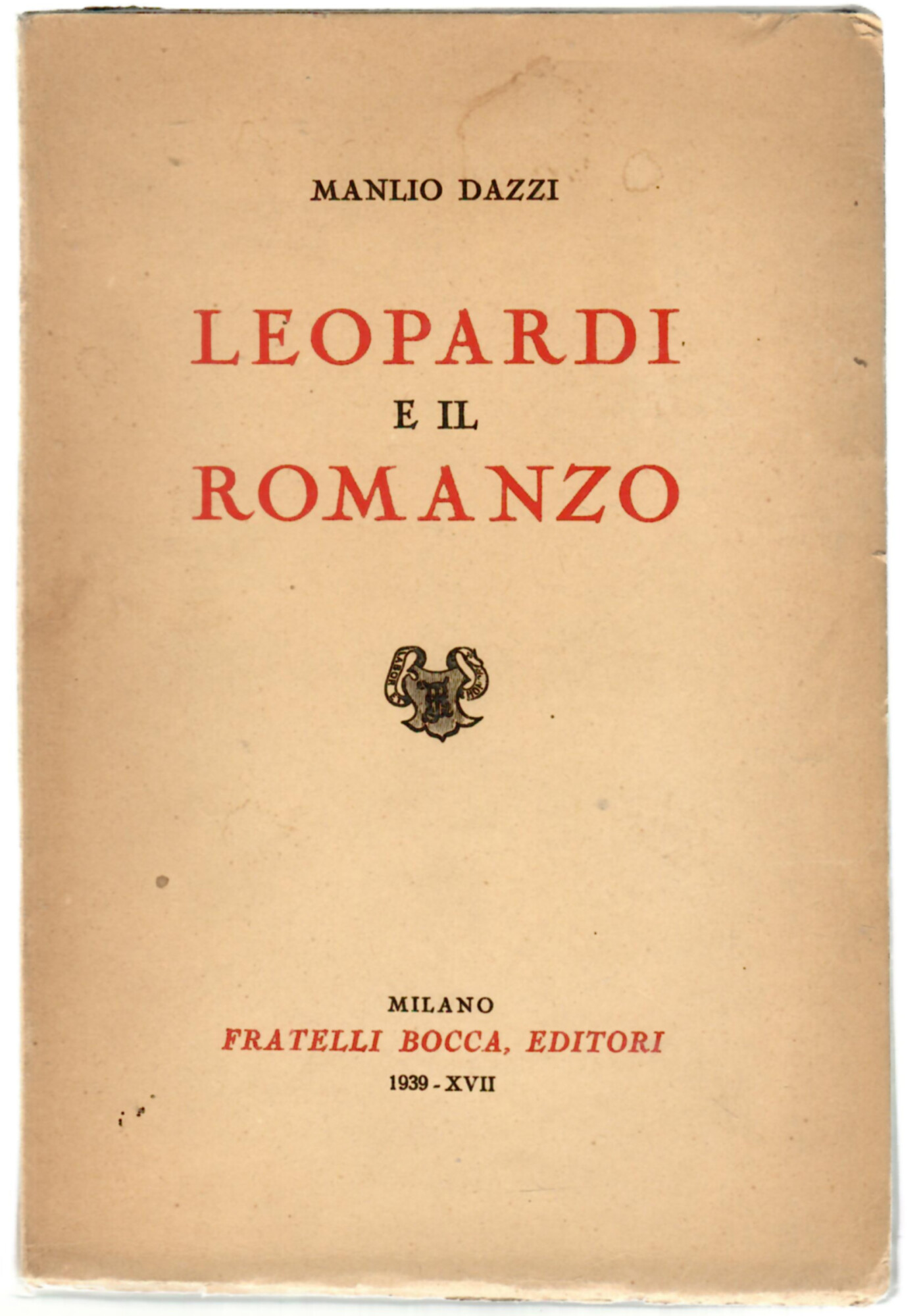 Leopardi e il romanzo